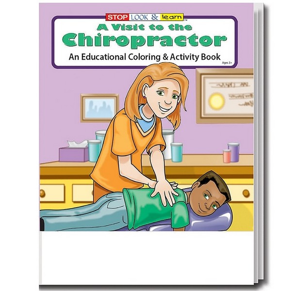 SC0414B A Visit To The Chiropractor Coloring and Activity BOOK Blank N